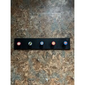Open Road Brands Justice League DC Comics Coat Rack Book Bag Hanger Hooks